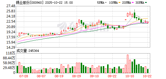金御网 锡业股份：6月30日将召开2025年第二次临时股东大会